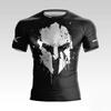 3D Print Warrior Helmet Workout T-Shirt Funny Gym Shirts High Quality Milk Fiber Men's Short Sleeves Muscle Man Tough Guy Tshirt