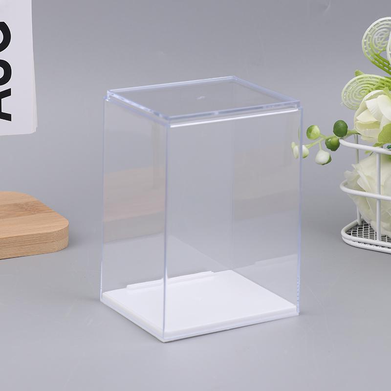 1 Piece Transparent Display Showcase High Quality Acrylic Storage Box Dustproof Thickened Doll Display Box For Home