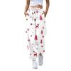Женские повседневные модные рождественские принтованные повседневные брюки спортивные брюки длинные брюки брюки с эластичной резинкой на талии