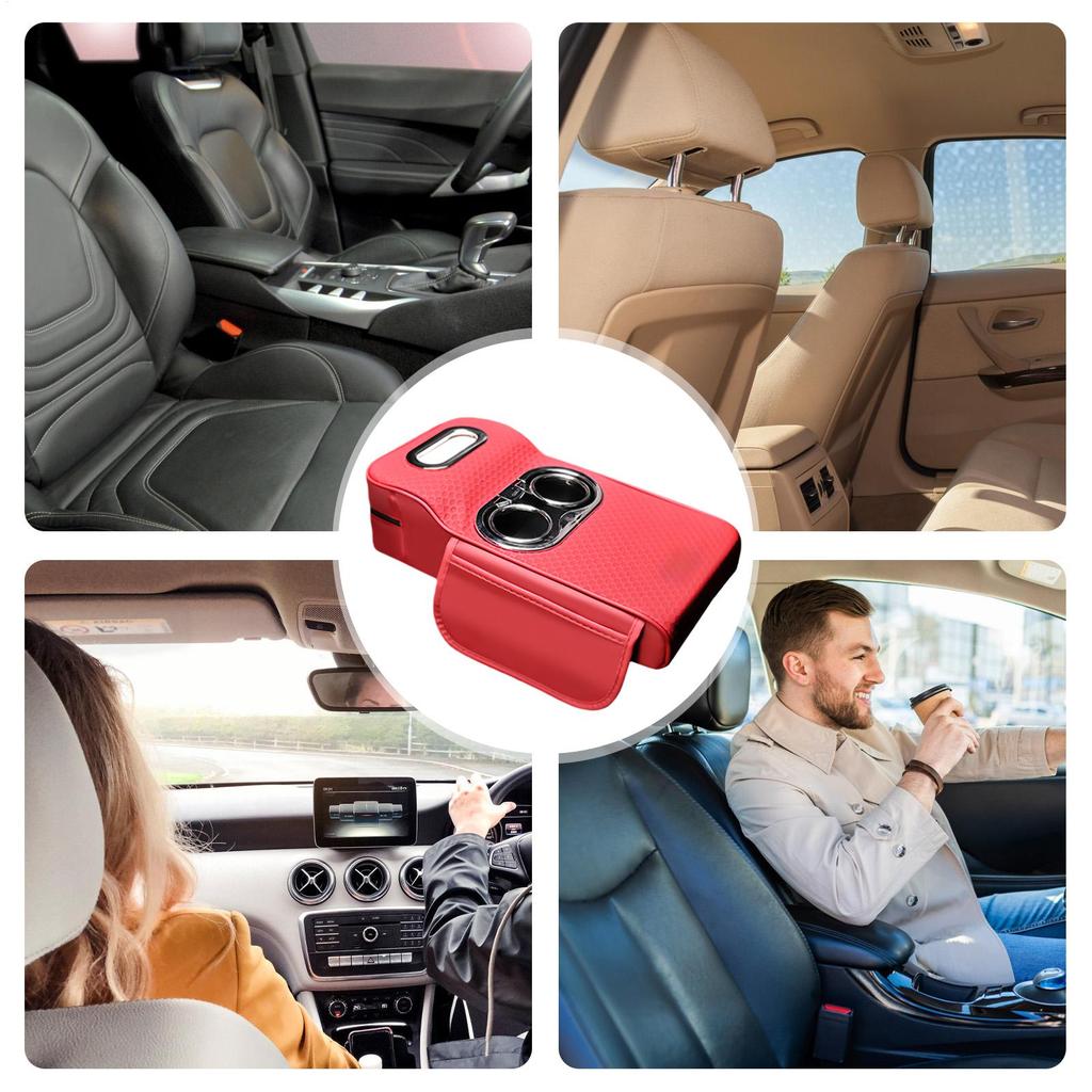 Center Console Organizer Ergonomic Long-Lasting Organization Car Console Organizer For Family Adults Men Women Automotive