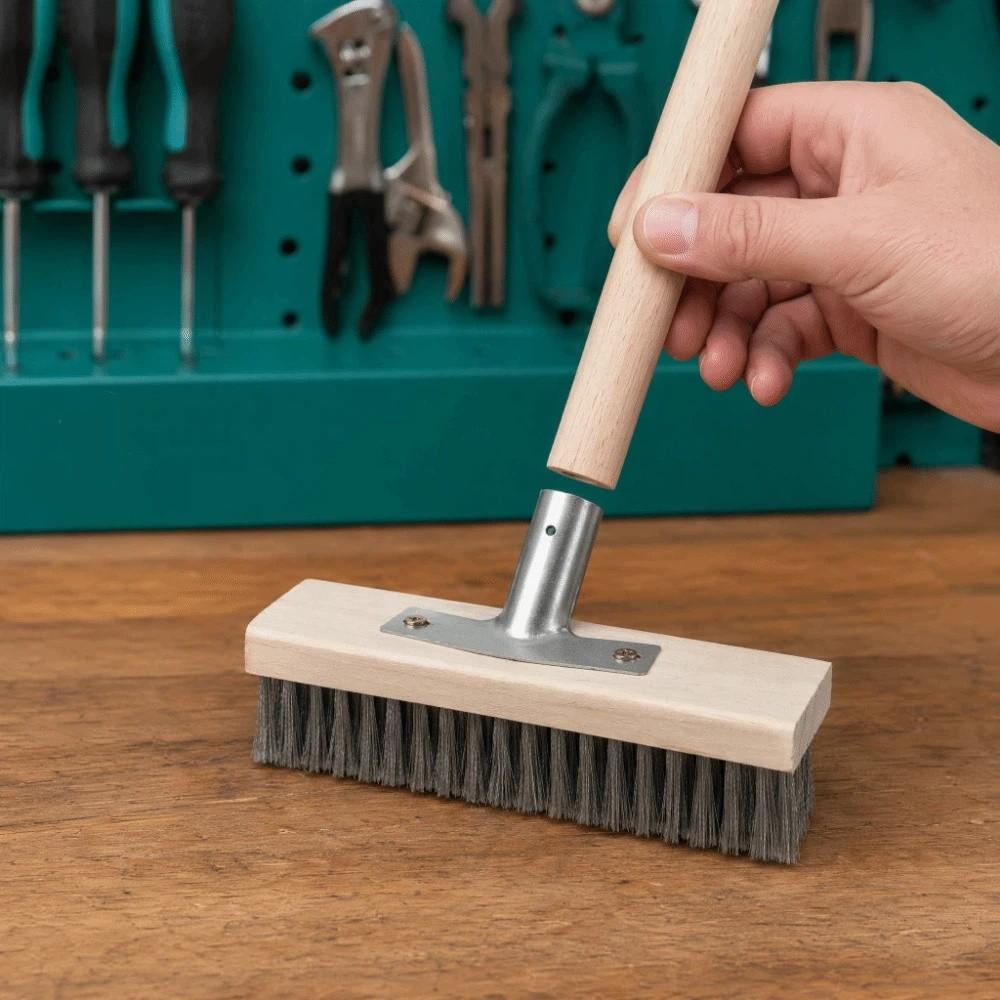 Corrosion-Resistant Wire Broom Brush Stainless Steel Floor Scrubbing Brush Swimming Pool