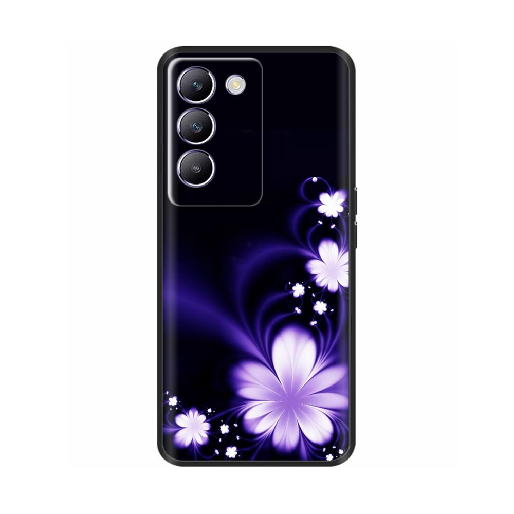 For Vivo V30 V40 SE Phone Case Shockproof Silicone Soft Bumper Cases For Vivo V40 SE V30 SE Luxury Painted Protection Back Cover