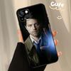 Supernatural Castiel Angel Phone Case For iPhone 17 11 14 15 16 Pro Max 12 13 mini 16e 17 Air 15 16 Plus Back Cover