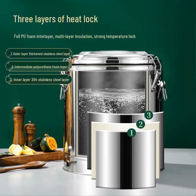 Xiyao 201 Stainless Steel Commercial Insulated Hot Water Dispenser