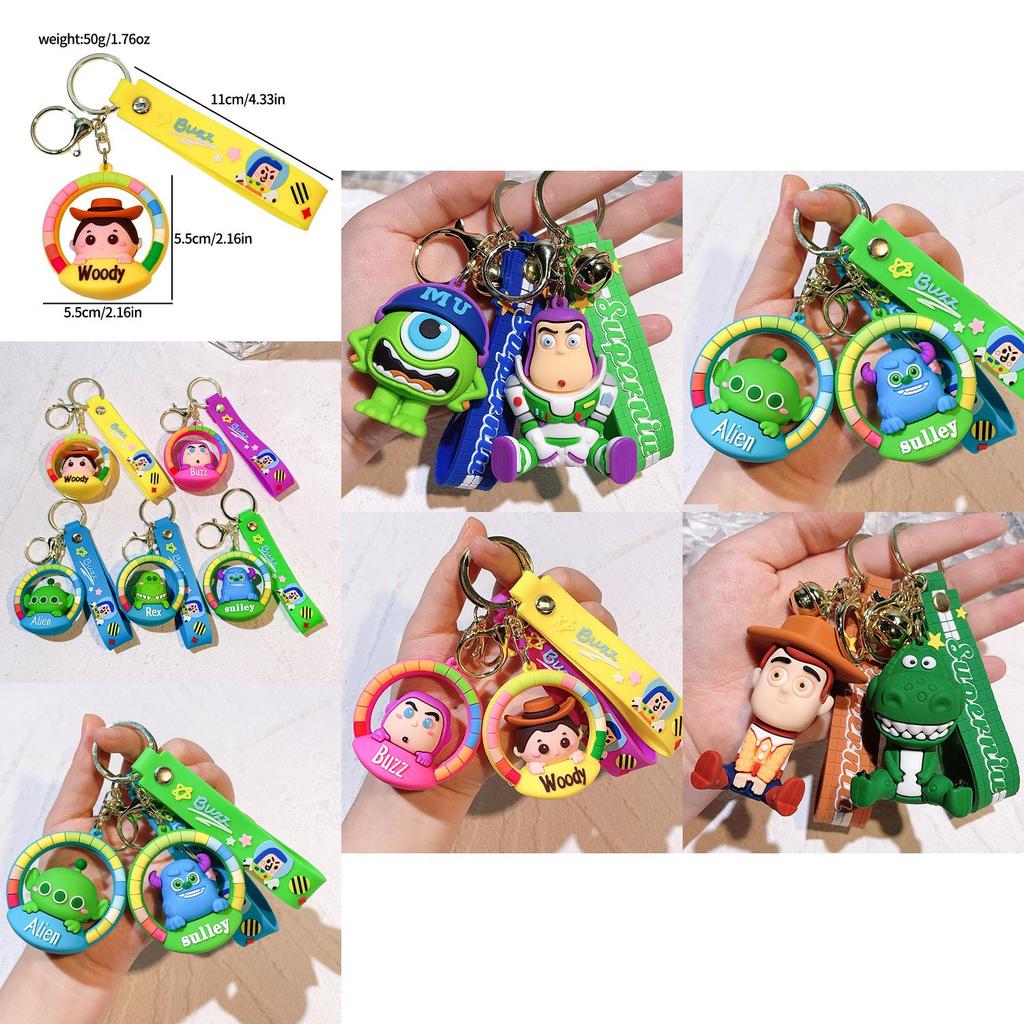 Очаровательный мультяшный брелок Базз Лайтер из Истории игрушек 2024 года. Милая фигурка для детских подарков