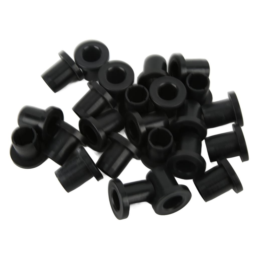 24Pcs A Arm Short Bushings Black ABS 5439270 Replacement for Polaris Ranger 400 425 500 700 800 900