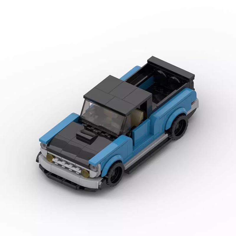 Спортивная гоночная машина MOC-9262819 50-х годов Сельскохозяйственный грузовик Speed8 Сетчатый автомобиль Образовательные Совместимые Строительные Блоки Игрушки