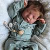 Реборн 46 см: Симуляция младенца Леви, цельный костюм
