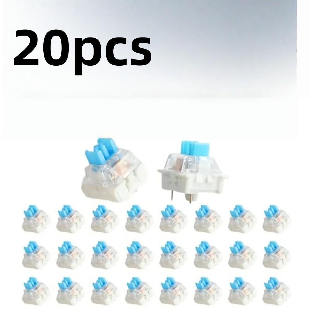 20/50/100pcs Keyboard Switch 3 Pin Keyboard Clicker Key Replacement Tactile Switch Plastic For Replacement Accessories