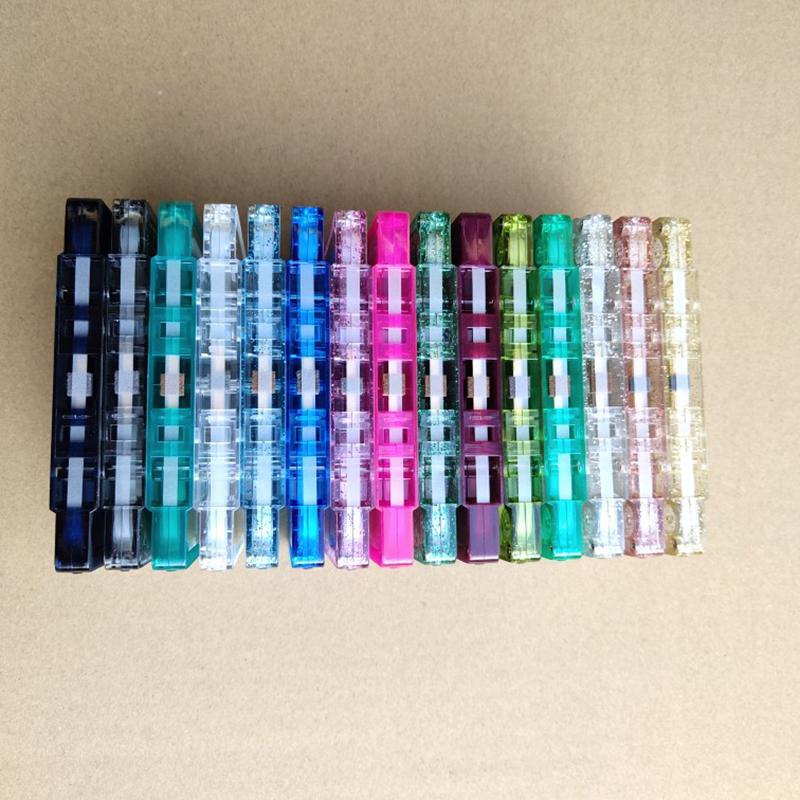 Прозрачный кейс для скотча Пластиковый аудиомагнитный корпус для аудиокассеты Катушка для магнитной ленты Пустая катушка для магнитной ленты(Без скотча)