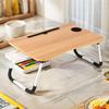 Portable Laptop Desk Foldable Table High Stability Strong Load-bearing Non-Slip Design Small Working Table for Home
