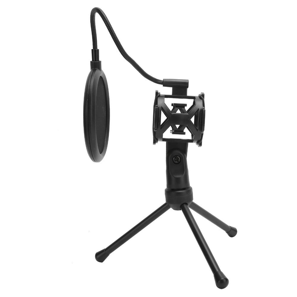 Shock Absorbing Microphone AntiSpray Filter for Mic with Handle Diameter Under 44mm