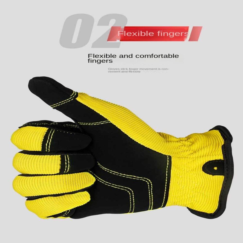 1 пара черных защитных перчаток для сварки из коровьей кожи, прочные кожаные принадлежности для пайки и готовки