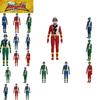 Red Green And Blue Kishiryu Sentai Ryusoulger Jumpsuit For Kids' Cosplay