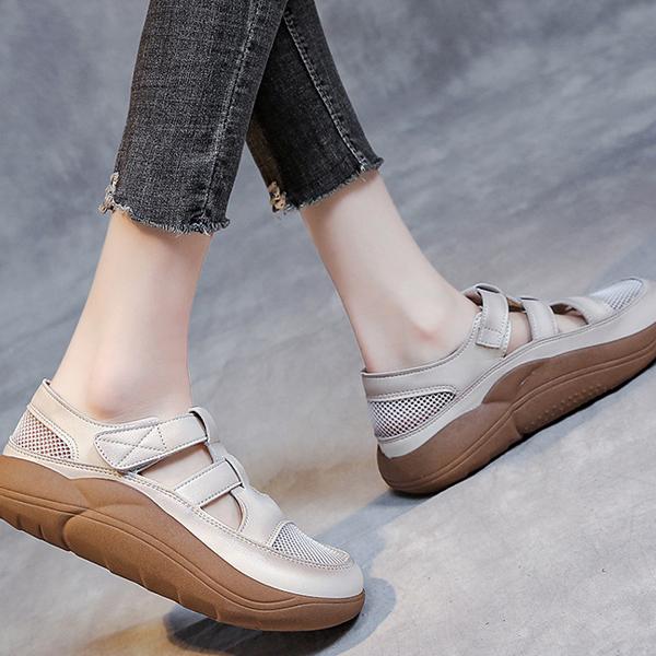 Summer New Casual Mesh Breathable Flat Shoes Harajuku Board Shoes