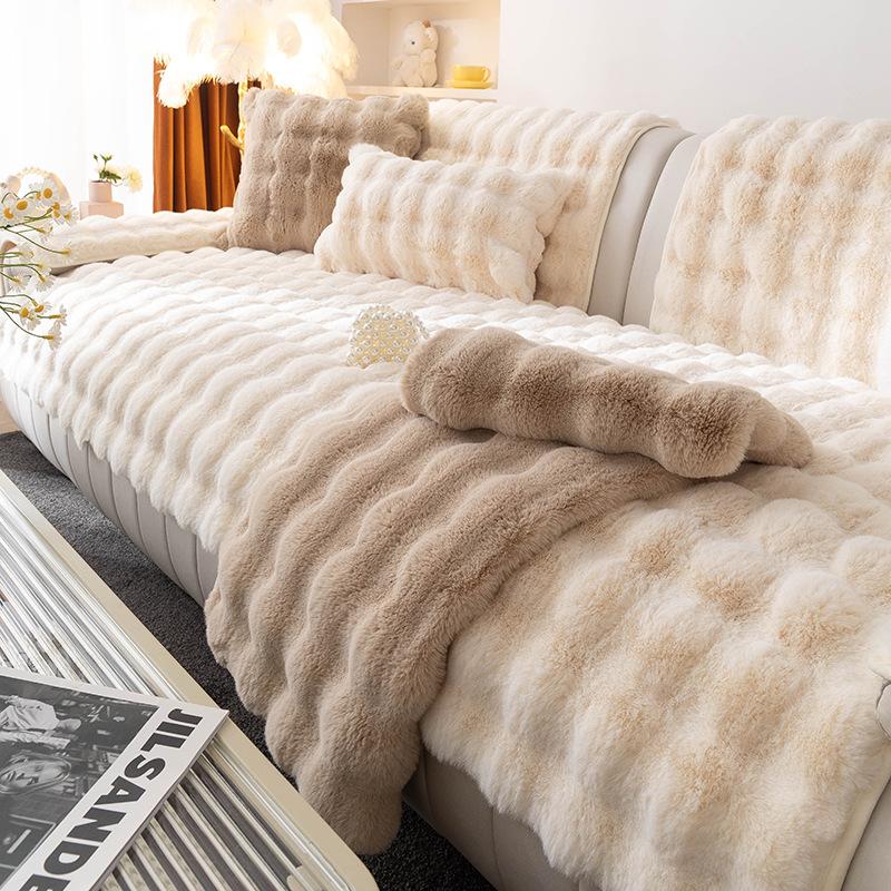 New Soft Hvac Sofa Cushion Modern Light Luxury All-Inclusive Universal Cover Non-Slip Sofa Set