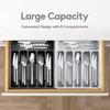 Yousheng Drawer Organizer Tray for Kitchen Drawer Expandable Cutlery Flatware Holder Adjustable Plastic Utensil Divider Spatula Tools And Gadgets