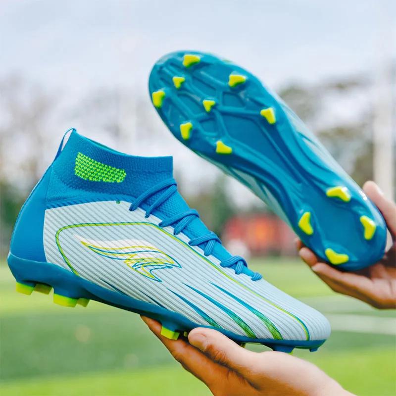 2026 Society Cleats Soccer Shoes Men Professional Football Boots Indoor Original Football Field Boots Ankle Sneakers Fast Traini