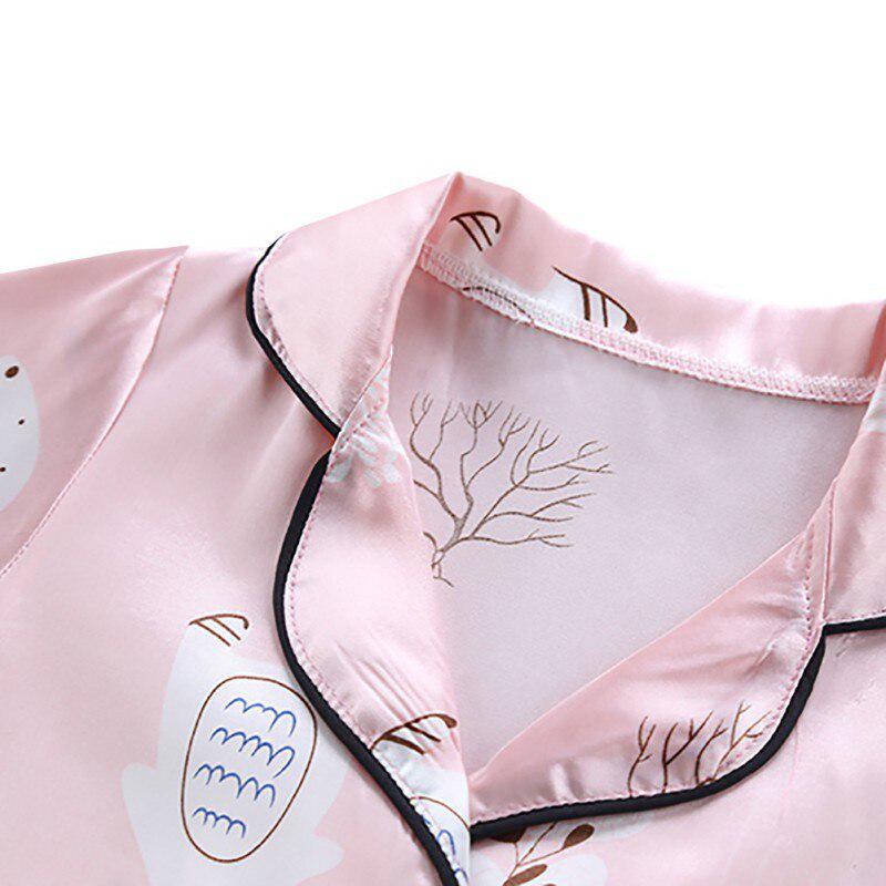 Комплект одежды с принтом «Корни медведя» для маленьких мальчиков и девочек, блузка с короткими рукавами, топы + шорты, одежда для сна, пижамы