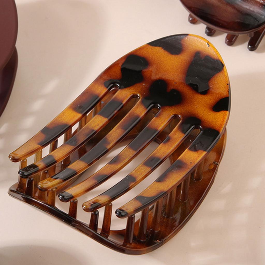 Плоская заколка для волос, овальный коготь, зажим для женщин и девочек, французские заколки сильной фиксации для густых тонких волос, удобные изогнутые конструкции