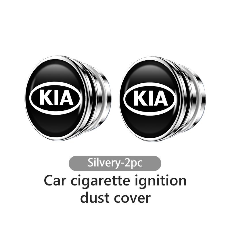 Car Cigarette Lighter Decoration Cover Plug DustProof Cap Accessories For KIA Spectra Sedona Cadenza Proceed Sephia Stonic QJ2