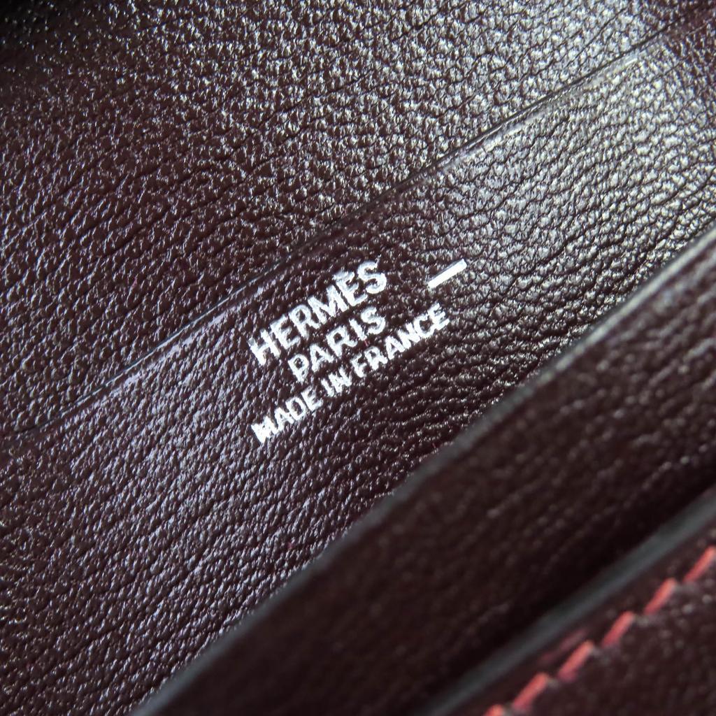 Hermes Кошелек Baan classic H logo кошелек Ящерица Женский Б/у