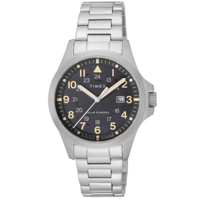 Expedition North Watch На солнечной батарее Водонепроницаемость 10 АТМ Сапфировое стекло Черный циферблат TW2V41600 Мужские
