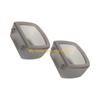 D5BD Hanging Dog Water Feeder Spillproof Plastic Water Bowl For Crate Cage Use 2pcs
