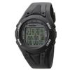 Klefer TE-D190-BK Men's Digital Watch, Radio-Controlled, Waterproof, Multi-Function, Urethane Strap, Black