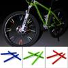 Bicycle Reflective Tube 12pcs Mountain Bike Riding Wheel Rim Spoke Mount Clip Tube