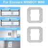 2 шт. Сменные тряпки для мытья окон, совместимые с Ecovacs Winbot Mini, Автоматический очиститель окон, Запчасти, Тряпка для мытья