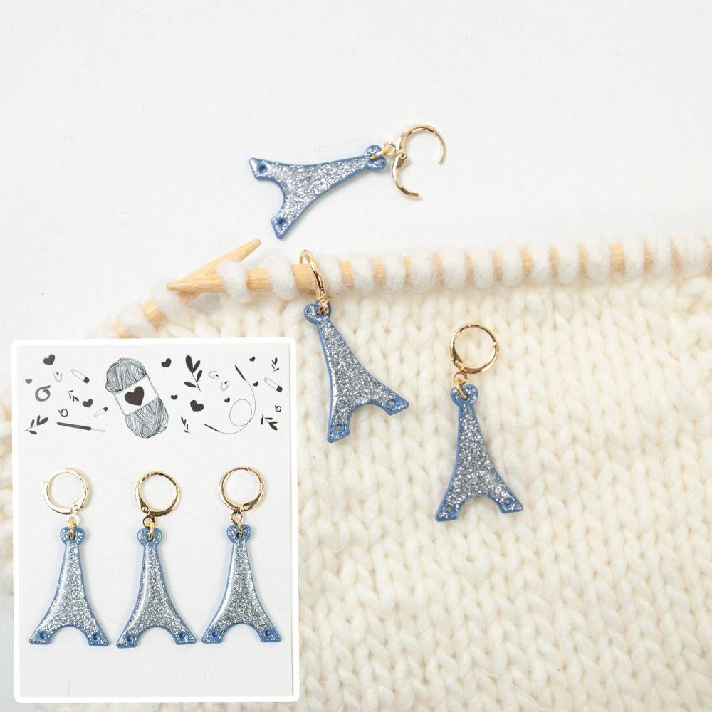 Швейные принадлежности Металлические маркеры для вязания Подвески Металлическая защелка для вязания крючком Инструменты для вязания