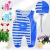 Boys Girl Baby Sleeveless One Piece Newborn Romper Wear A Hat Winter Spring Fleece Hot Footie With Button Cotton Hot Pants