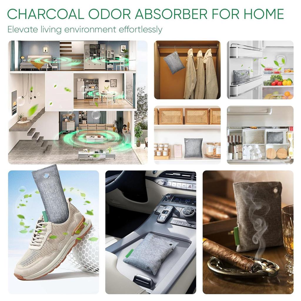 4 шт. Мешки с активированным углем поглотитель запаха дезодоратор для обуви освежитель воздуха для автомобиля бамбуковый уголь мешки для очистки воздуха для дома