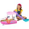 barbie Горка для бассейна Dream Boat Продано Одеваем куклу Барби от 3 лет и старше Розовый HJV37 & Adventure! (Кукла отдельно) Кукла/Дом
