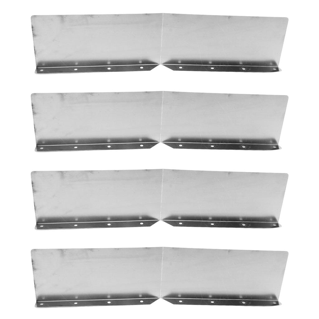 4 шт. Защитные фартуки для ендовы желоба Алюминиевые Защитные фартуки для ендовы водосточного желоба Кровельные Защитные желоба или Кровельная черепица