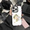 Мультяшный чехол для телефона F-Чарли и Лола Для IPhone 16 17 15 14 12 13 Pro Max Черный цвет Ударопрочный чехол