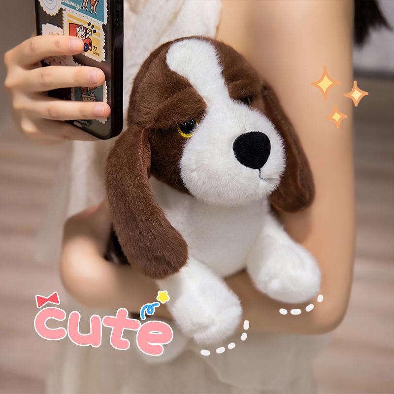 Kawaii Imaginative Play Animal Fox Plush Doll Large Size Eared Basset Dog And Fennec Fox Plush Doll Home Decor Birthday Celebration Perfect Gift