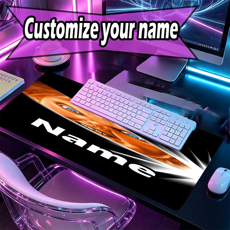 Custom Name Personalized horror movie Pattern Mousepad, Laptop PC Desk Mat, Decorative Desk Mat for Home Keyboard Pad Gift