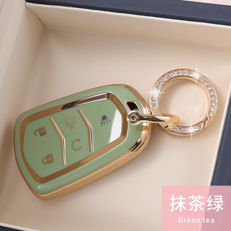 TPU Car Key Case Cover Protect Shell Bag For Cadillac ESV ATS-L XTS XT5 XT6 CTS CT5 CT6 ATS 28T SRX Escalade 2015 Accessories