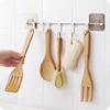 Newest Wall Hanging Stand Hook Kitchen Bathroom Hanger 6 Hooks Adjustable