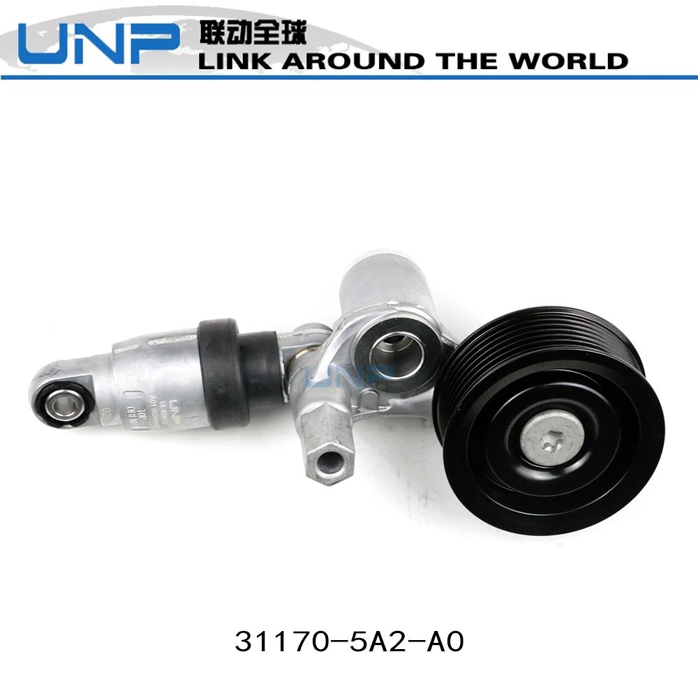 31170-5A2-A03 Belt Tensioner Pulley for HONDA CR-V Accord Civic Elysion Odyssey Spirior Acura TLX 2.4L 2012-2019, 31170-5A2-A02