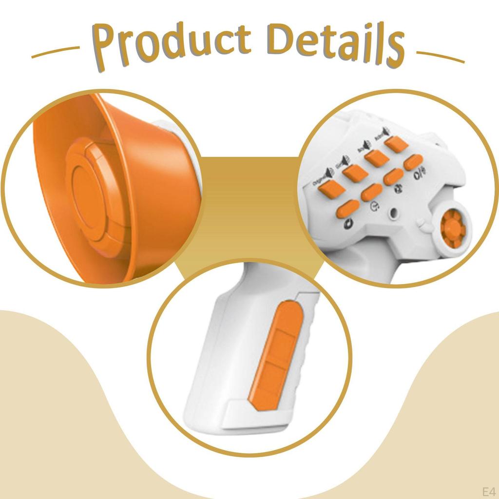 Игрушка Изменитель Голоса Детский Рупор Смешной Ручной 4 Режима Голоса Портативный Динамик Усилитель