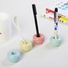 Simple Sweet Color Japanese Style Ceramic Material Toothbrush Base Pen Rack
