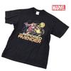 EVERSOUL Marvel Short Sleeve T-Shirt, Iron Man, Avengers, Hulk, Captain America, American Comic Book Merchandise, Gift, Men's, Black, Size M [Parallel