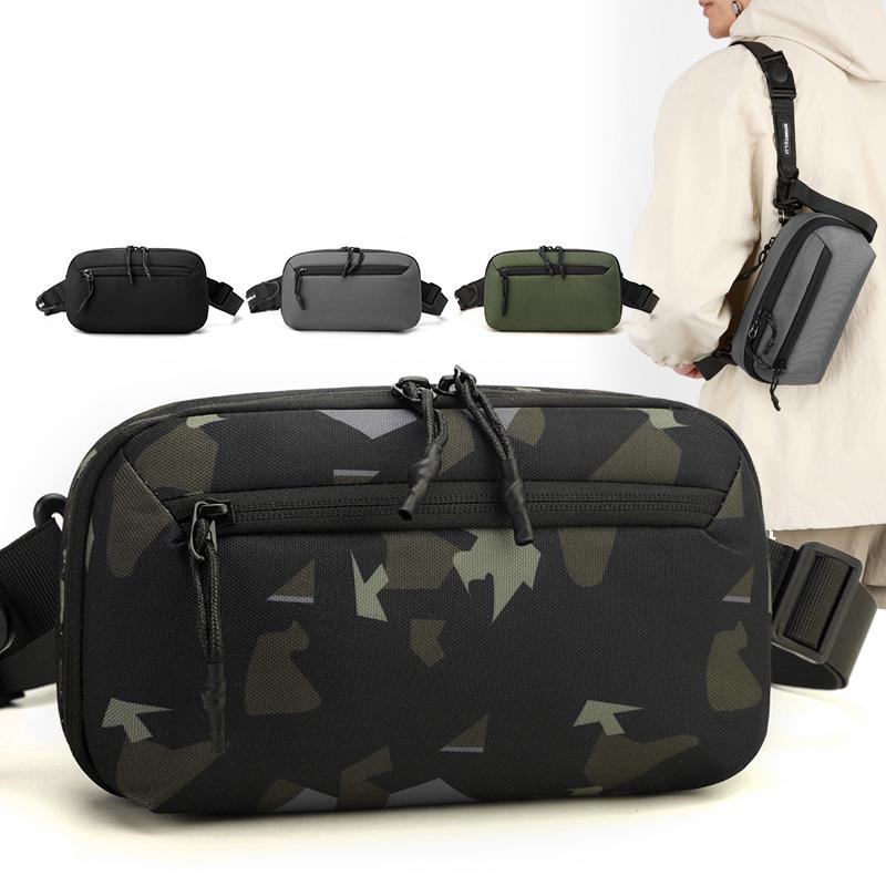 Сумка на грудь мужская сумка через плечо поясная сумка нейлоновая сумка через плечо