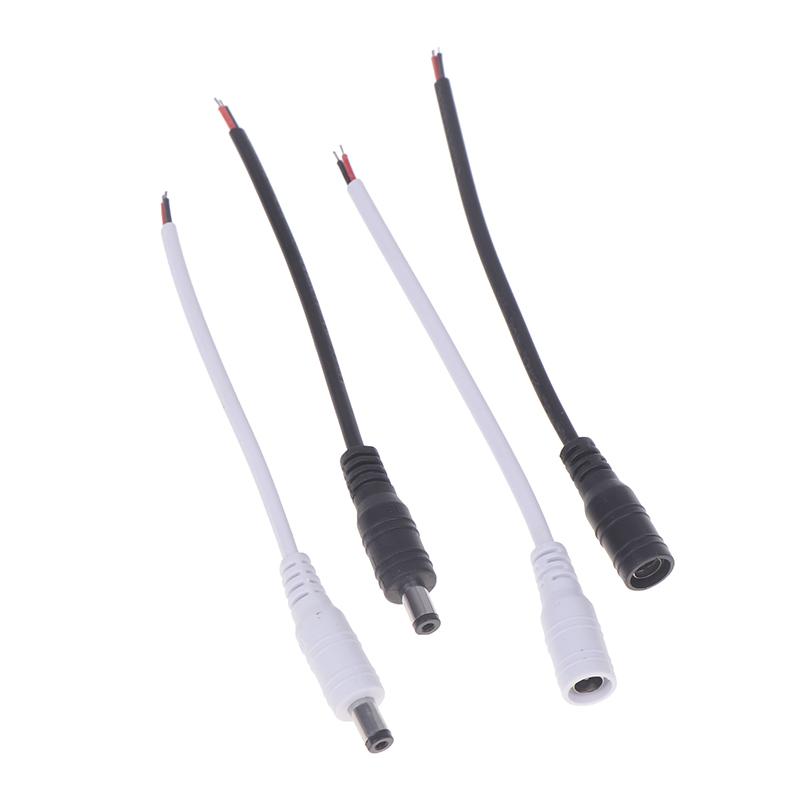 10 шт. Кабель-разветвитель питания постоянного тока 22AWG, разъем мама/папа 5,5 мм x 2,1 мм для адаптера питания 12 В, камеры видеонаблюдения, видеорегистратора, светодиодной ленты