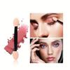 Long-lasting Dual-ended Eyeshadow Stick with Latex Sponge Applicator - Portable Eye Makeup Brush for Blending and Smudging
