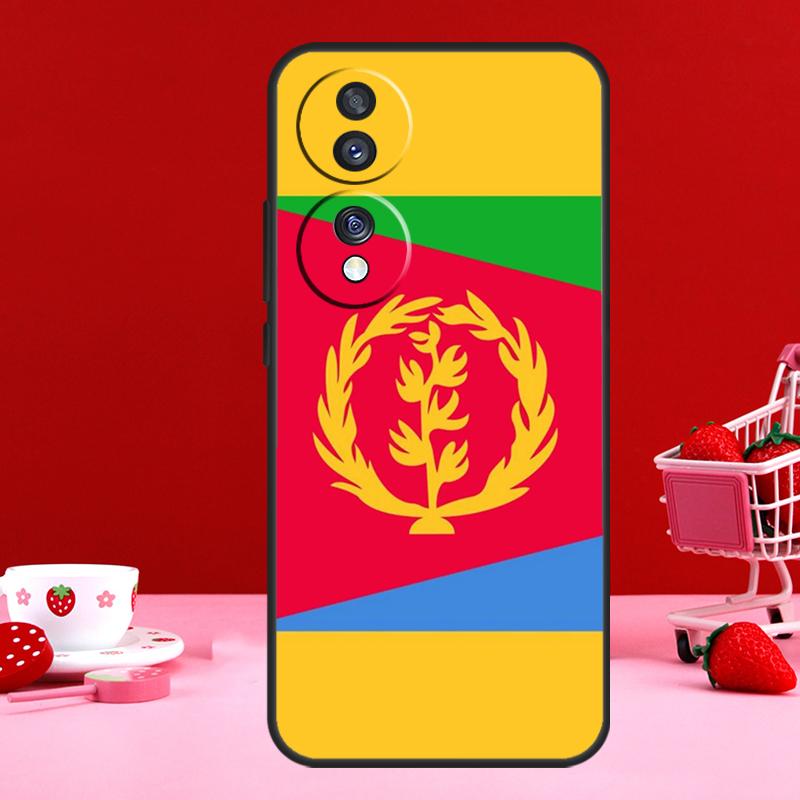 Чехол с флагом Эритреи для Honor Magic 6 5 Pro 50 70 90 Lite X6 X7 X8 X9 X6a X7a X8a X9a X8b X9b Задняя крышка