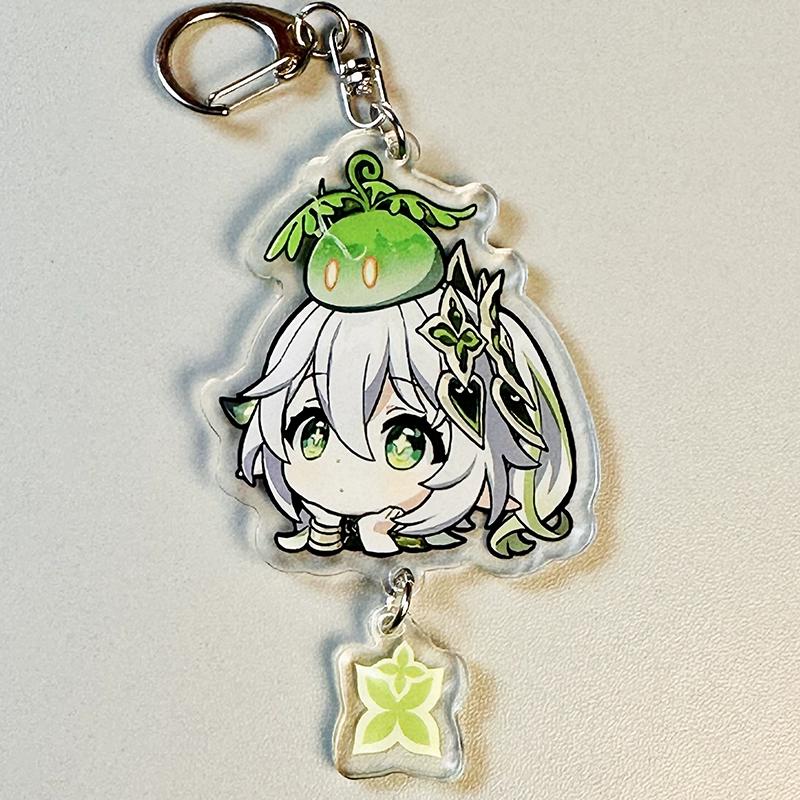Периферийный кулон Genshin Impact Funina Navelet Jutana Xida Thunderbolt General Mandrill Bell Leaving Kerry Keychain